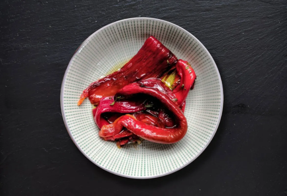 Pimientos asados – pečené papriky
